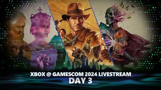 Xbox  gamescom 2024 Live From the Showfloor Day 3 [upl. by Wershba]