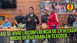 Conferencia de Prensa  Velada Noche de Guerra 4 que presenta Golden Cats Promotions en Texcoco [upl. by Anele571]