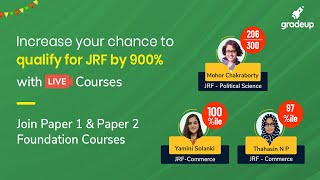 How to increase your chance by 900 to Qualify JRF  Start Free Trial Now [upl. by Rihaz]