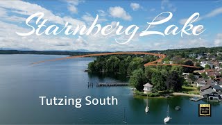 Bavaria  Lake Starnberg  Tutzing South  Drone Snap  Chill Out Music [upl. by Ahsrats992]