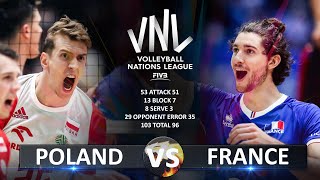 Poland vs France  Mens VNL 2023 [upl. by Nac107]