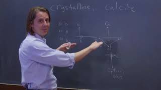 PHYS 201  Optical Anisotropy 3  Calcite [upl. by Boothe]