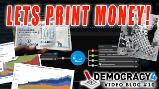 Democracy 4 Developer Blog10 Lets print money [upl. by Cralg]