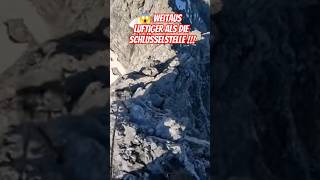 Watzmann Überschreitung  weitaus luftiger als die Schlüsselstelle  😱😱 watzmann berchtesgaden [upl. by Tarrsus]