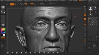 Jonathan Banks  Likeness Sculpting in ZBrush  Andor Kollar  Character Artist [upl. by Sahpec]