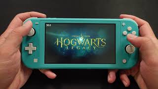 Hogwarts Legacy Gameplay On Nintendo Switch Lite [upl. by Dara519]