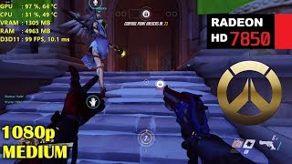 HD 7850  R7 265  Overwatch  1080p Medium Settings [upl. by Artema]