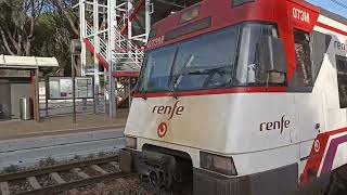 Renfe Cercanías 446 destino El Escorial en GalapagarLa Navata en Septiembre de 2023 [upl. by Dodds317]