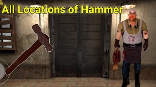 All Locations of Hammer  Mr meat [upl. by Aonian]