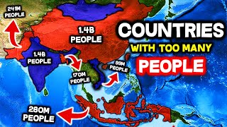 Why 50 of the World Lives in these 7 OVERPOPULATED Countries [upl. by Ylrebmik]