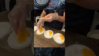 Khanom bueng Thailand Street food shortvideo food streetfood [upl. by Yraunaj]