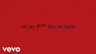 Hope Tala  All My Girls Like To Fight Lyric Video [upl. by Aiouqes]