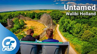 Untamed back seat onride 5K POV 60fps Walibi Holland [upl. by Vento848]