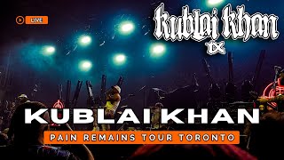 Kublai Khan  SelfDestruct  Pain Remains Tour Live In Toronto 2024 [upl. by Yecak]