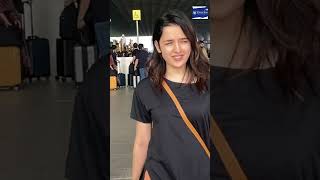 Shirley Setia looks beautiful at Mumbai Airport  shortvideo  Shudh Manoranjan [upl. by Elurd452]