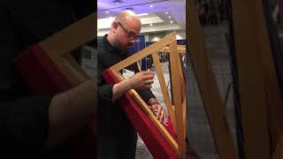 Waring Harp with Eduardo Betancourt playing the Waring Harp [upl. by Ativet41]