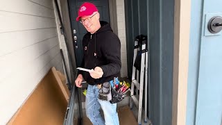 Expert Larson Storm Door Install from Start to Finish [upl. by Tioneb325]