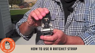 How to use a Ratchet Strap [upl. by Etnelav]