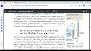 19 3 The Constant Volume Gas Thermometer and the Absolute Temperature Scale [upl. by Tecla46]