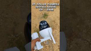 Pt Solar Camera Installation Cp  Z44R LCtechvlogging shorts [upl. by Syxela]