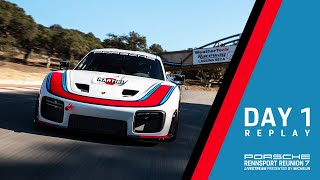 Day 1  Porsche Rennsport Reunion 7 Livestream Presented by Michelin  Full Livestream Replay [upl. by Aicnatsnoc]