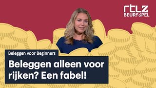 Beleggen voor Beginners Afl4 Rijk zijn om te beleggen Beursspel2021 [upl. by Adnwahsor]