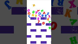 Abcd Alphabet Simple Marble King Battle abcd abc alphabet learning learnenglish alphabets [upl. by Balcer]