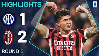 INTERMILAN 12  HIGHLIGHTS  Pulisic strikes in Milan derby win  Serie A 202425 [upl. by Cameron]