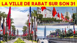 Rabat aux Couleurs de la France  La Visite Historique de Macron au Maroc [upl. by Goodard586]