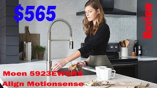 Moen 5923EWSRS Align Motionsense Wave Sensor Touchless Review 2020 [upl. by Llehcar]