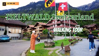 Iseltwald SWITZERLAND Walking Tour  4K Most Beautiful Swiss Villages [upl. by Sarson]