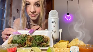 ASMR Tacos from the Taco Truck 🌮👑✨ [upl. by Yttig]