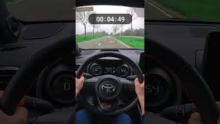 Testing 0100 Toyota Yaris GR sport speed test [upl. by Nnaik]