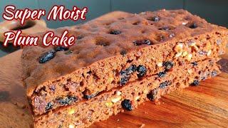 Super Moist Plum Cake Without Soaking  Christmas Cake  Fruit And Nut Cake Cake Recipe [upl. by Yatnuhs543]