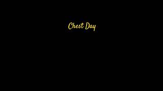 Chest Day Dibdiban ang Show [upl. by Anerahs569]