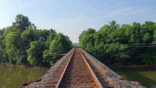 Conasauga River CSX Rail At US hwy 41 Resaca Ga June 6th 2023 resaca ga [upl. by Arratoon]