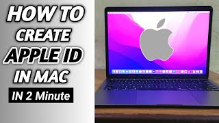 How to Create Apple id 2022  how to create apple id in macbook air  apple id kaise banayeMacBook [upl. by Teagan]