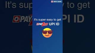 How to get PayZapp UPI ID  HDFC Bank [upl. by Soutor]