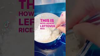 How to reheat leftover rice on the stovetop [upl. by Adriana791]