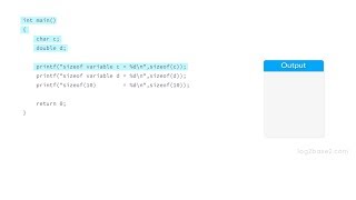 sizeof Operators in C  Log2Base2 [upl. by Tollmann]