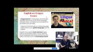 English Language A Level Models of World Englishes Paul Heselton [upl. by Nyladnar]