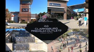 Clarksburg Premium Outlets  Shopping Outlet Mall Walking Tour [upl. by Anilemrac]