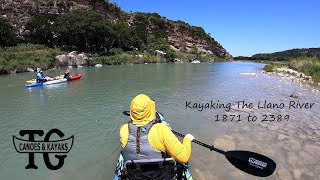 Kayaking The Llano River 1871 to 2389 [upl. by Brander]