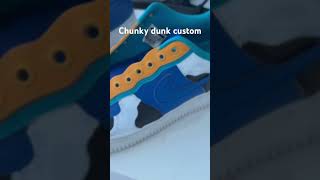 Chunky dunk af1 custom artist music rap custom sneakers [upl. by Jeramey]