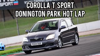 Corolla T Sport Donington Park Hot Lap 1335 [upl. by Noell]