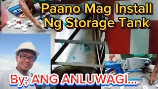 Paano mag Install ng Storage Tank amp Other Idea tutorial [upl. by Kidd]