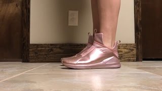 PUMA FIERCE ROSE GOLD DETAILED LOOK AND ON FOOT [upl. by Susejedesoj]