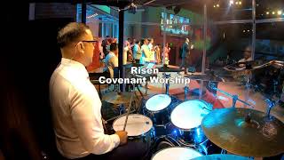 Risen Covenant Worship Drum Cover [upl. by Laeynad]