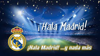 نشيد ريال مدريد مترجم Hala Madrid Anthem Arabic Lyrics [upl. by Neelyak]