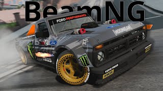 KEN BLOCKS HOONITRUCK  BEAMNGDRIVE MODS [upl. by Ervin]